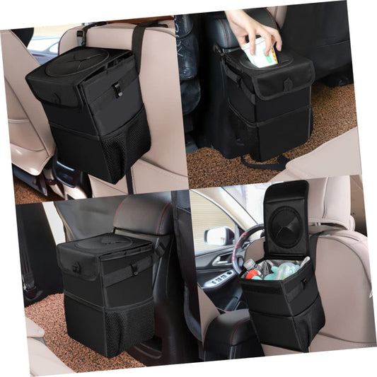 Multifunctional Waterproof Car Trash Bin and Insulated Storage Organizer