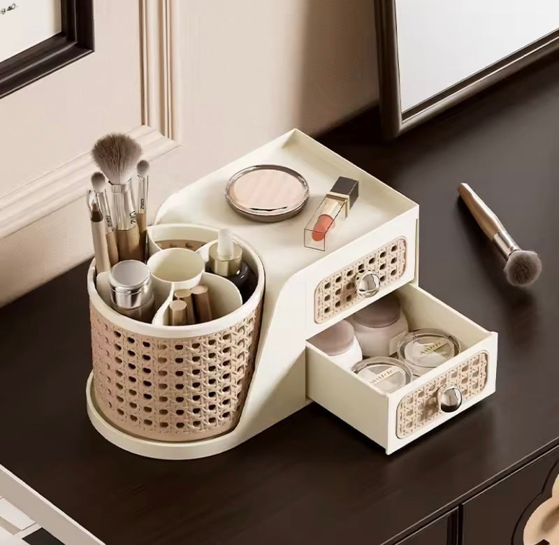 Large Capacity Makeup Organizer With Drawer