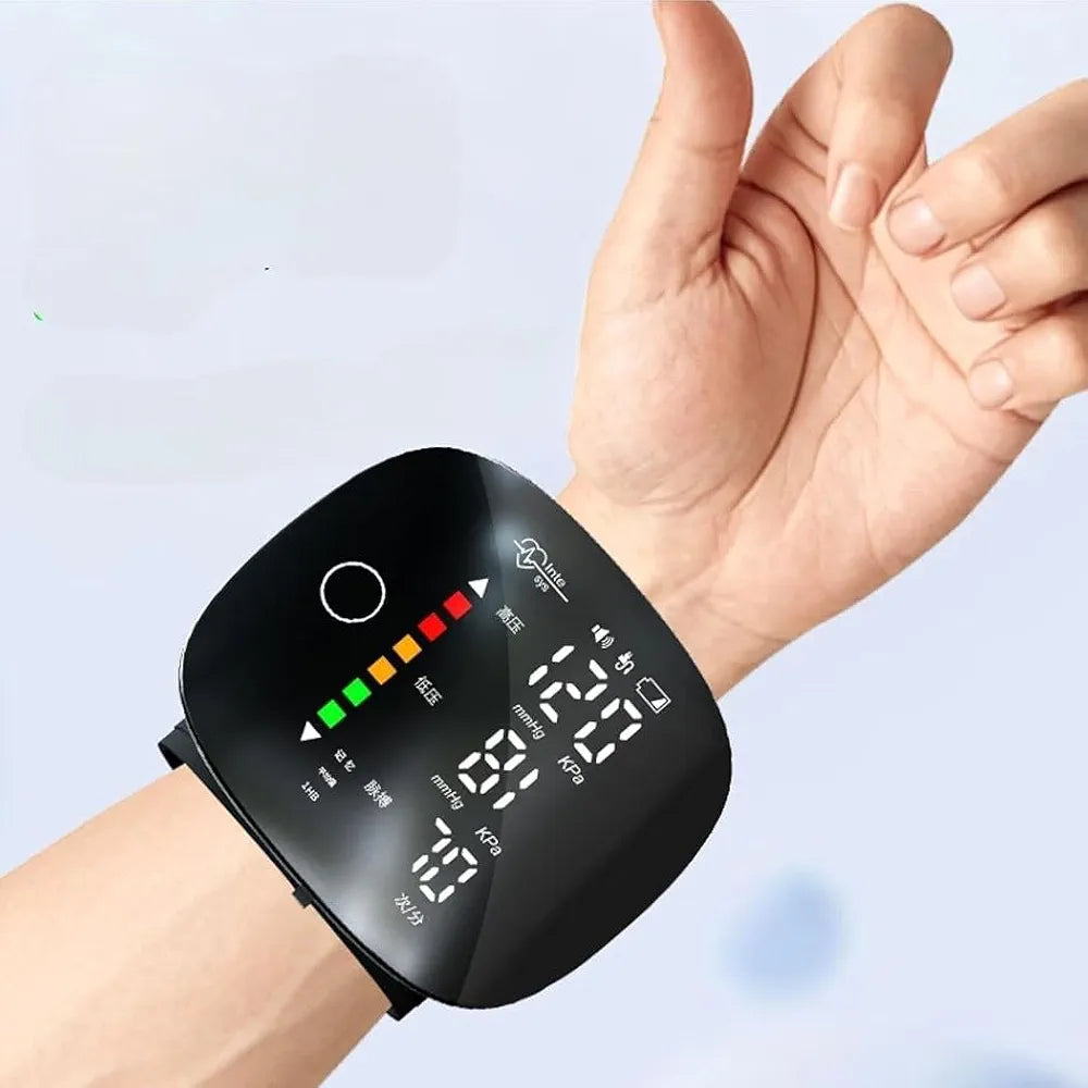 Adjustable Digital Wrist Blood Pressure Monitor (With Voice Broadcast)