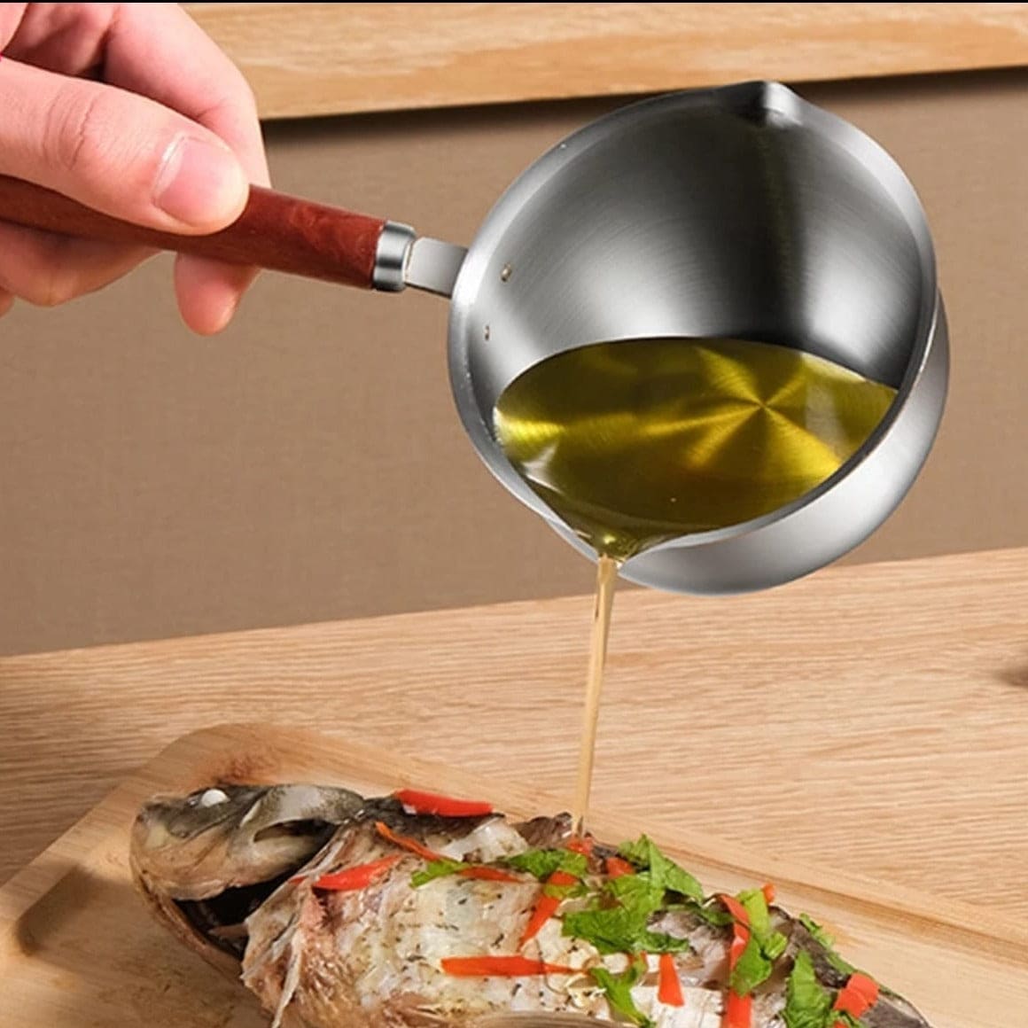 Stainless Steel Oil Splash Pot