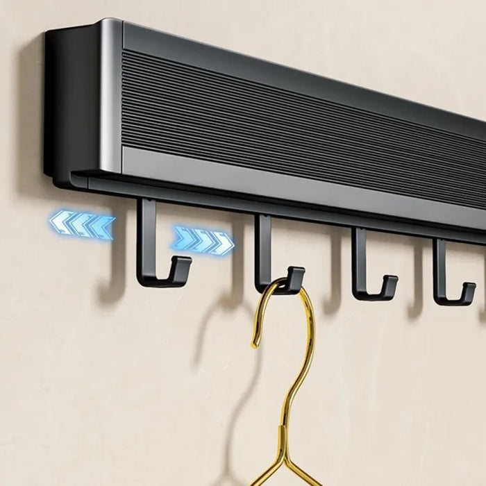 Retractable Aluminium Alloy Foldable Mesh Laundry Dryer with Hooks