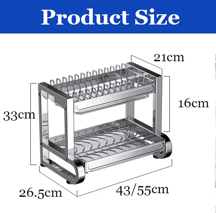 Stainless Steel Heavy Quality Kitchen Dishes Rack