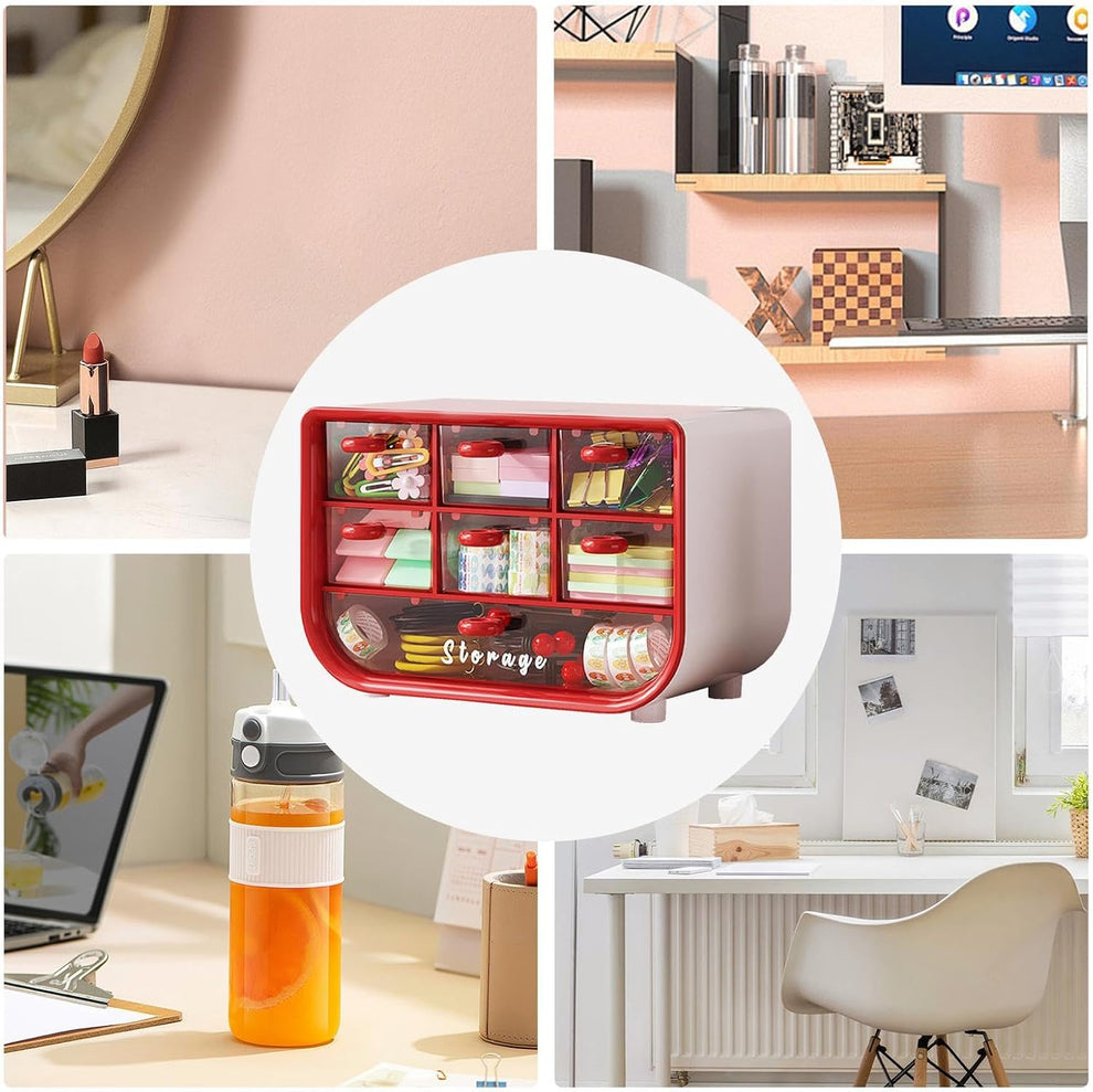 Multipurpose Desk Storage Organizer With Drawer