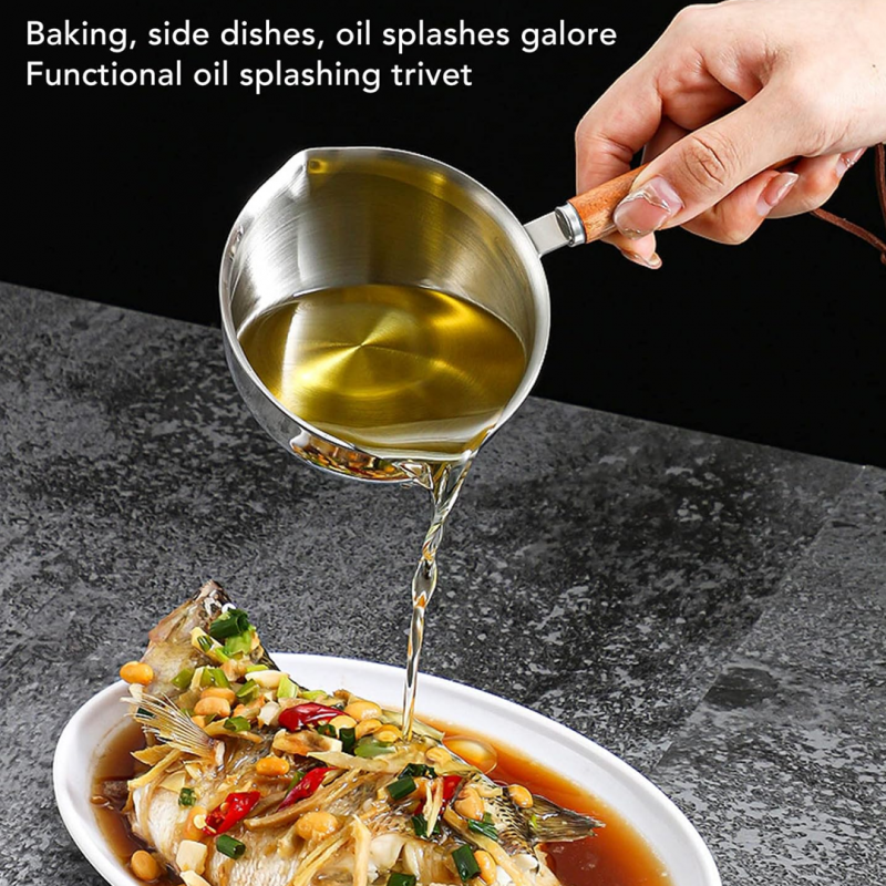 Stainless Steel Oil Splash Pot