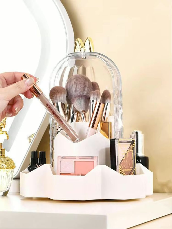 360⁰ Rotating Makeup Brush Organizer