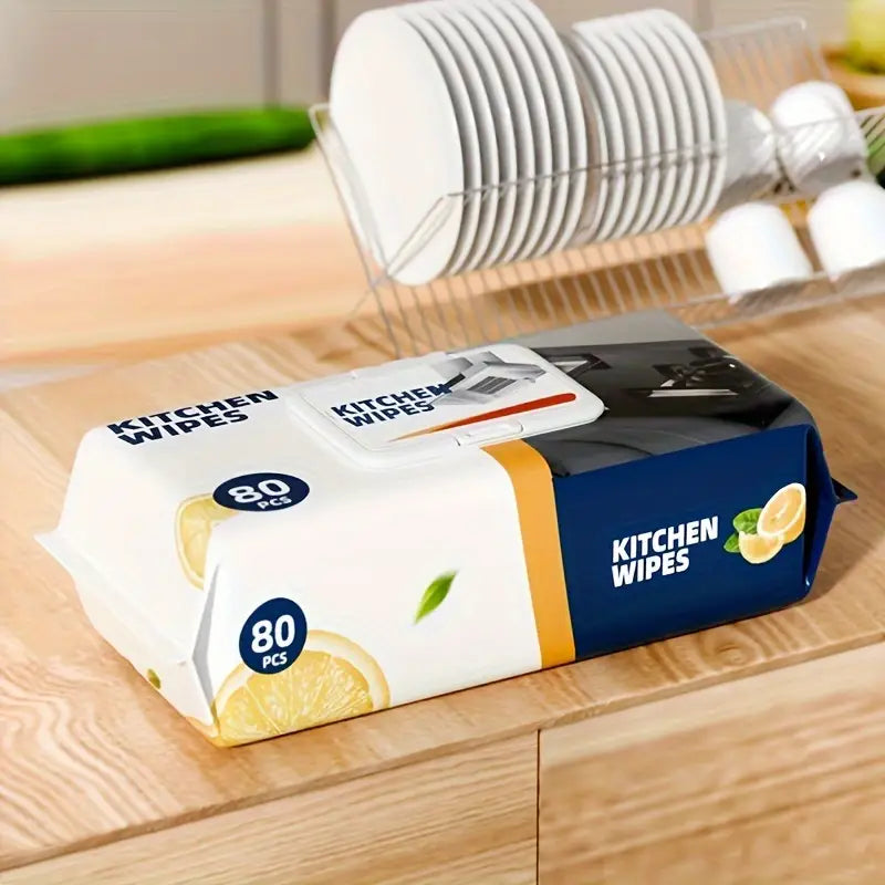 80 Pcs Heavy Duty Kitchen Wipes