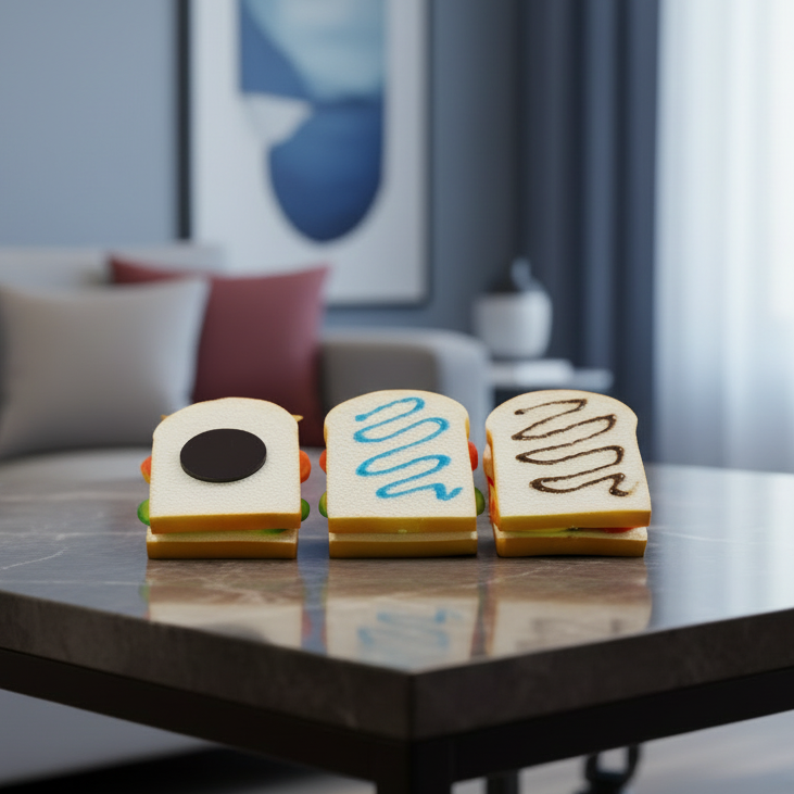 Realistic 3D Fruit Fridge Magnet