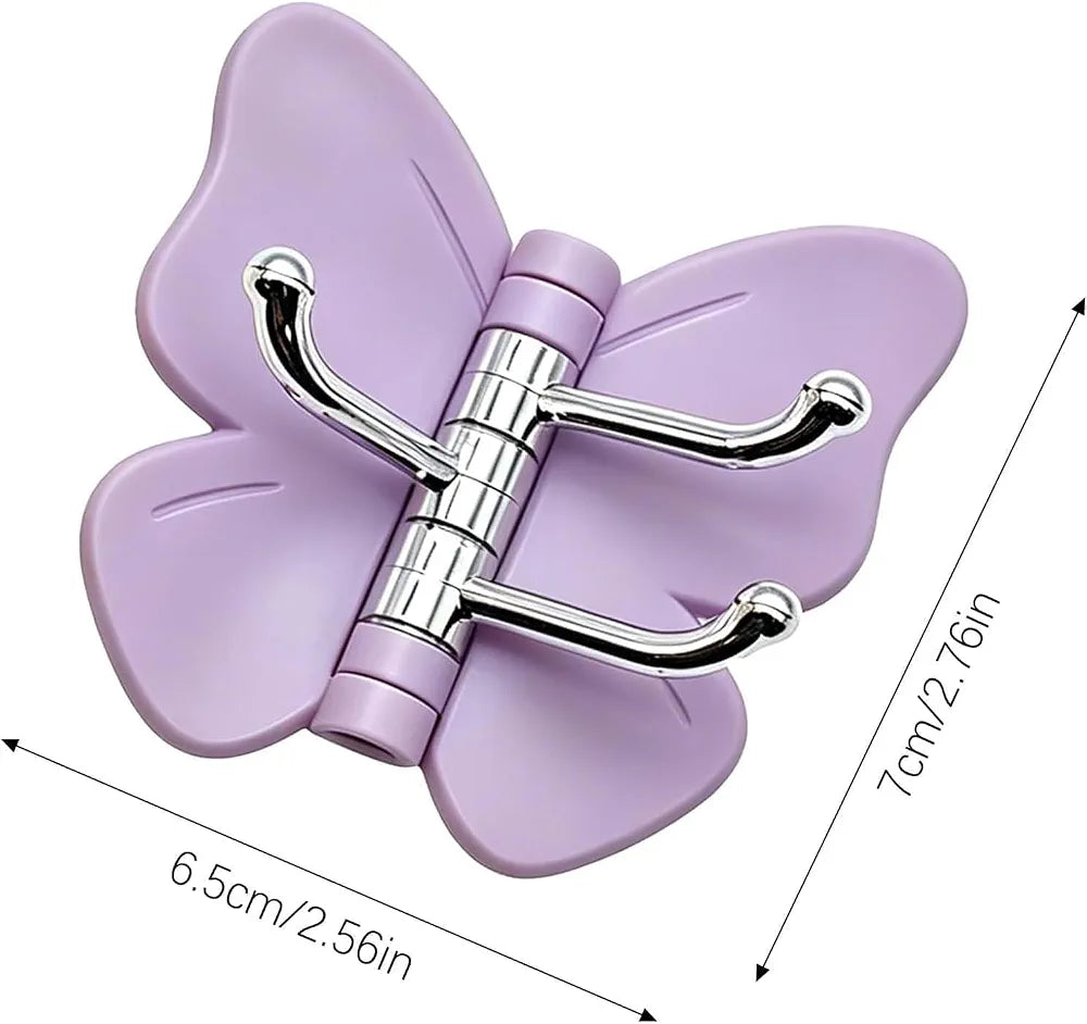Rotating Butterfly Adhesive Wall Mounted Hook