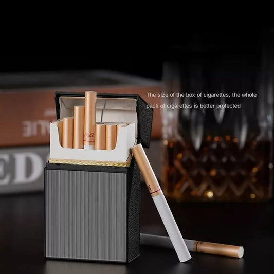 Rechargeable Lighter With Smart Cigarette Case