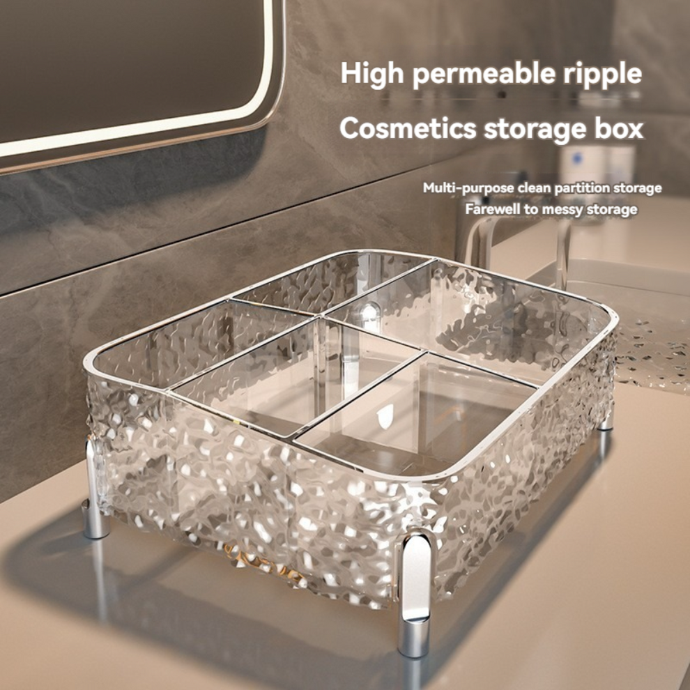 Acrylic Glacier Style Makeup Brush Organizer