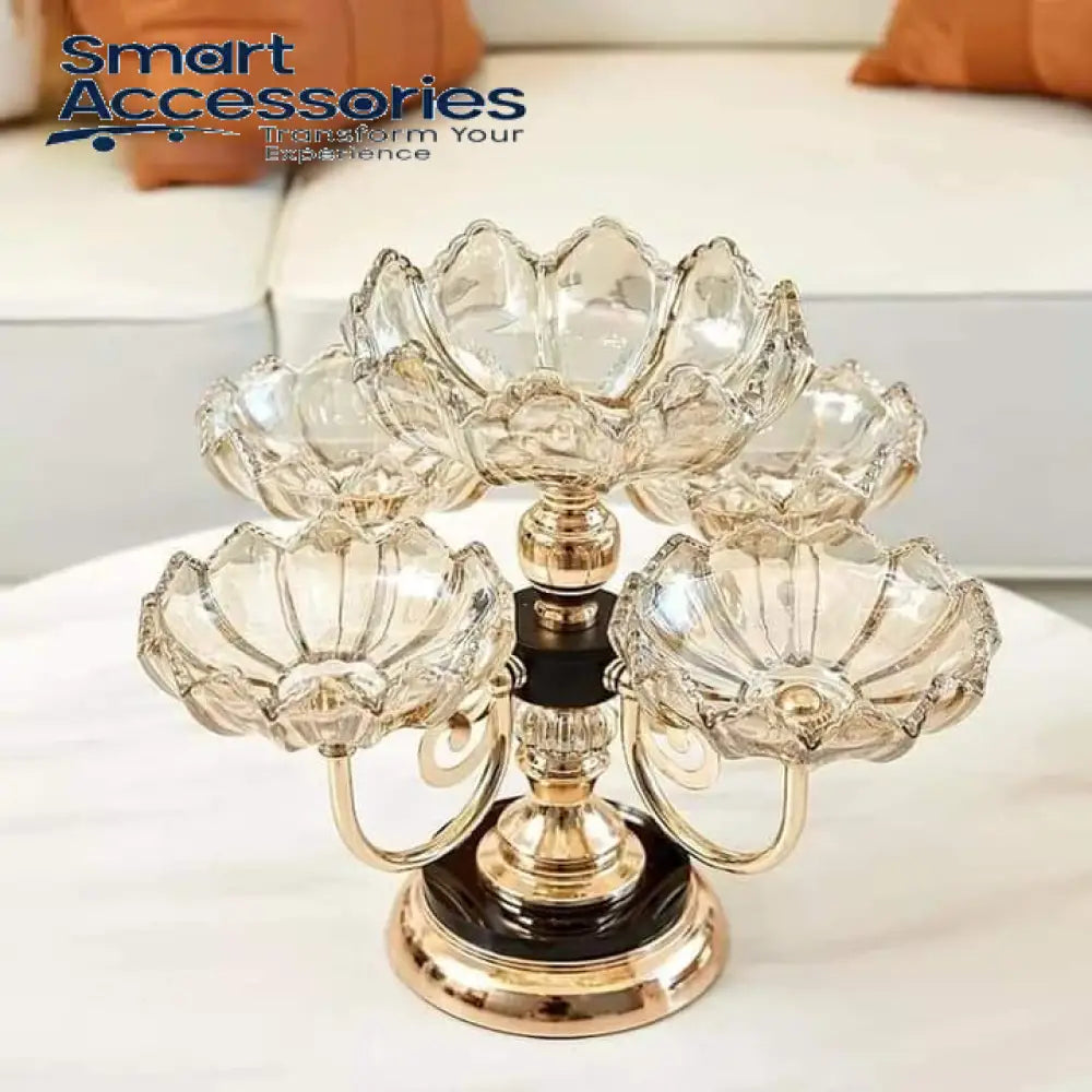 Rotating Dry Fruit Plate Rack