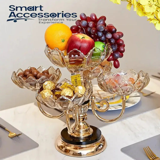 Rotating Dry Fruit Plate Rack