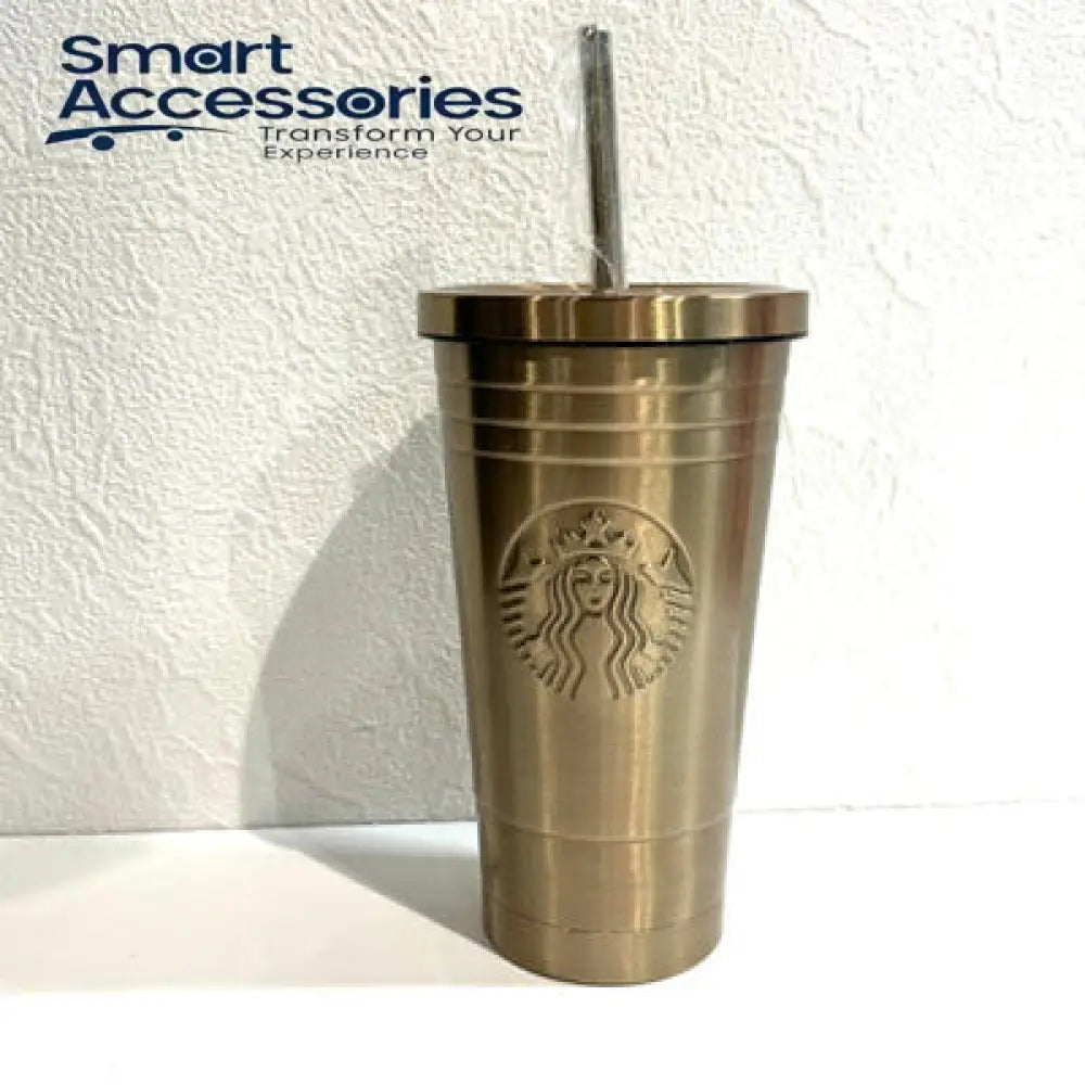 Sb Coffee Mug With Metal Straw