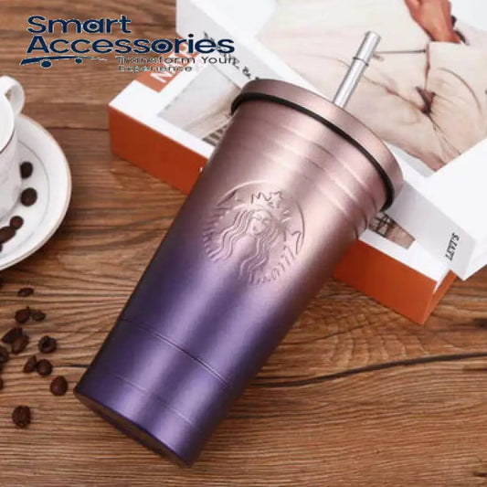 Sb Coffee Mug With Metal Straw