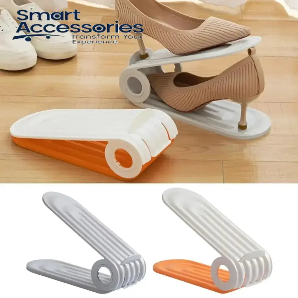 Shoe Slots Organizer Adjustable 2Pcs Pack