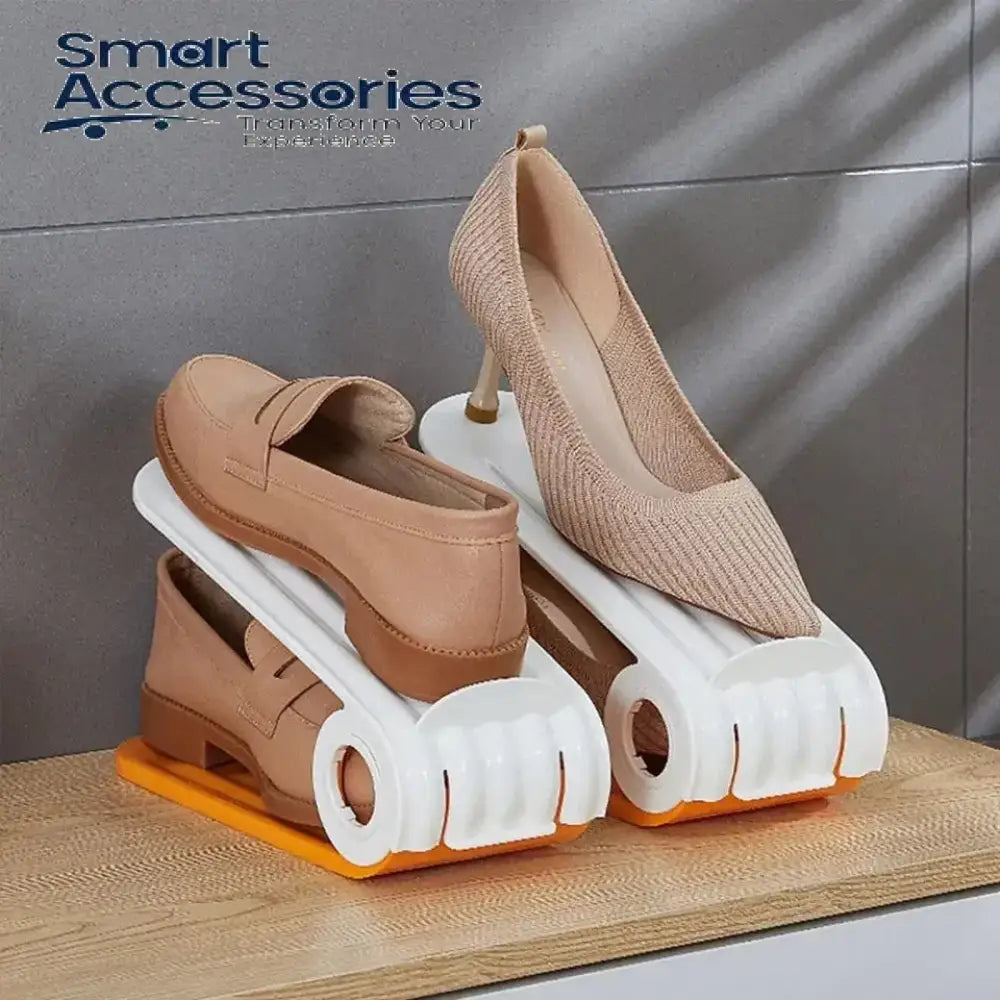 Shoe Slots Organizer Adjustable 2Pcs Pack
