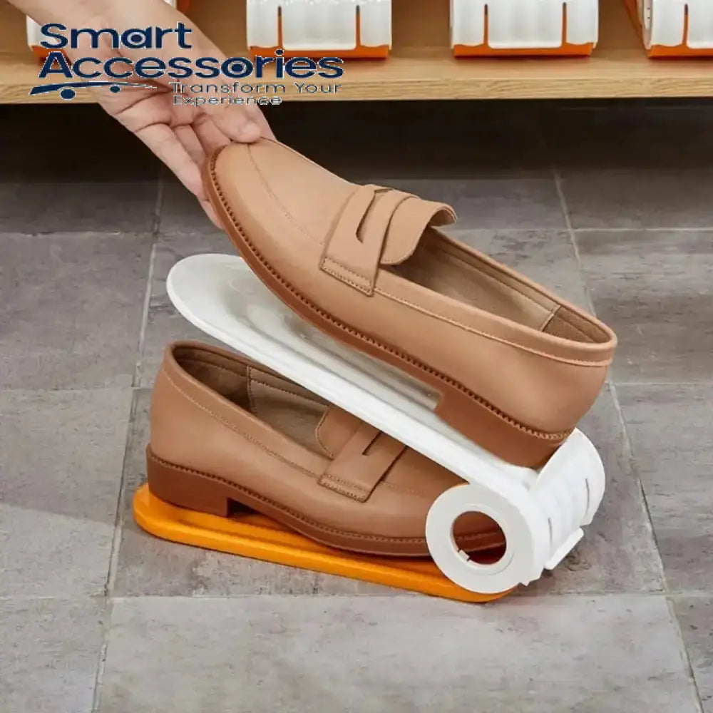 Shoe Slots Organizer Adjustable 2Pcs Pack