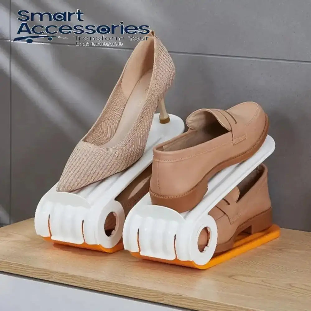 Shoe Slots Organizer Adjustable 2Pcs Pack