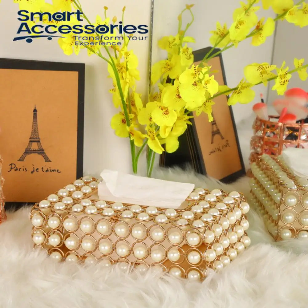 Simulation Pearl Tissue Box
