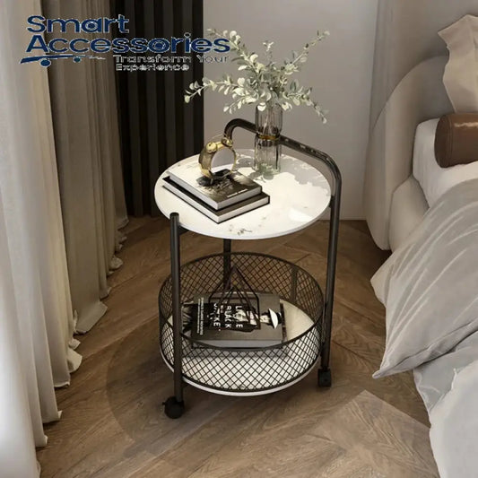 Sofa Side Table Storage Trolley