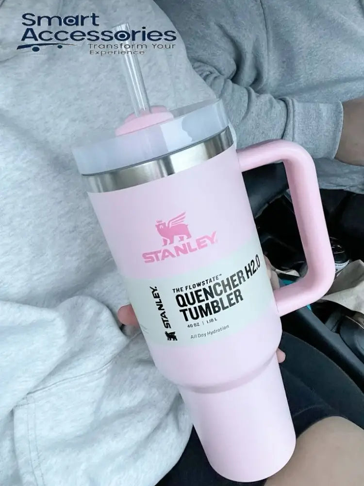 The Quencher H2.0 Flowstate™ Tumbler | 40 Oz Pink