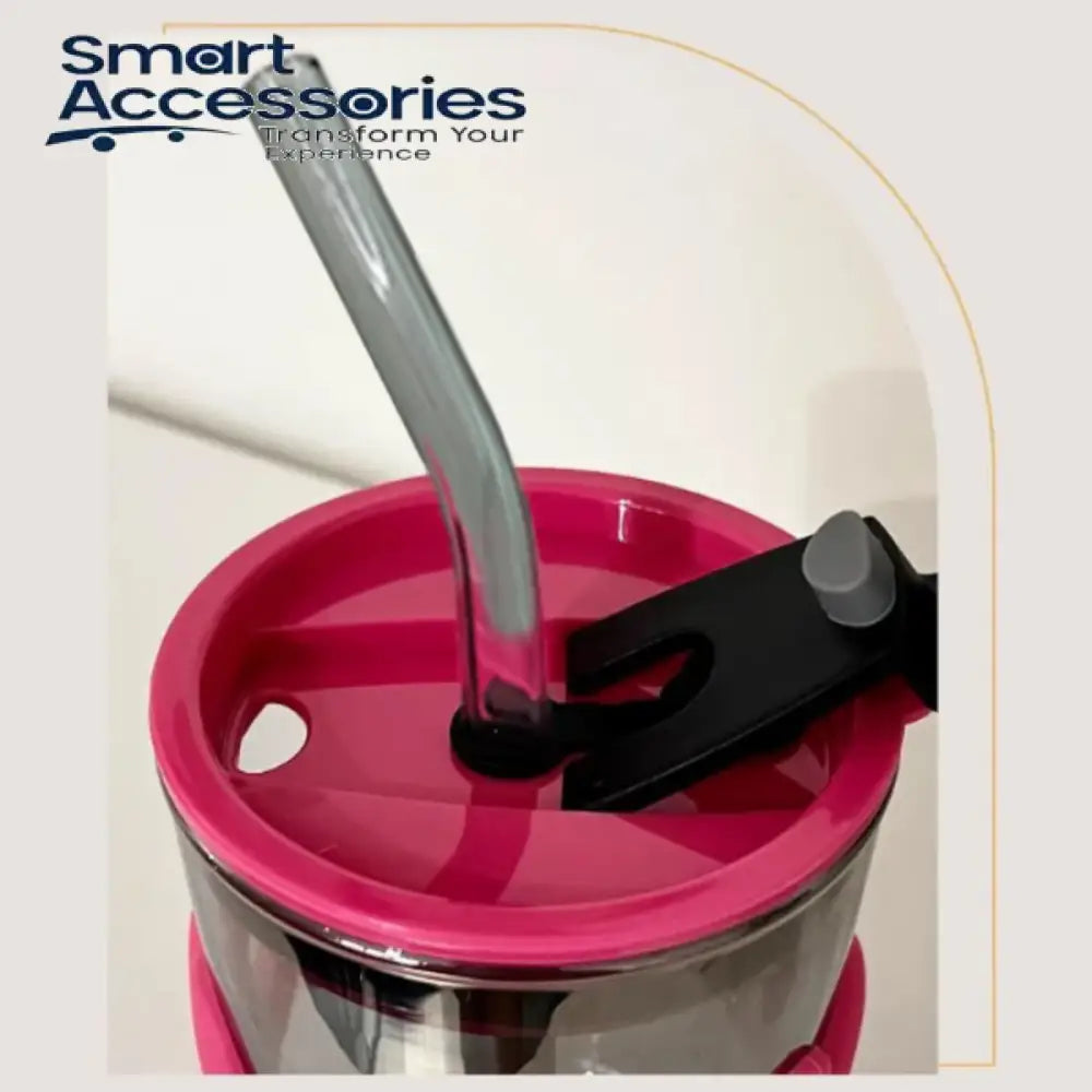Travel Coffee Cup With Lid And Straw