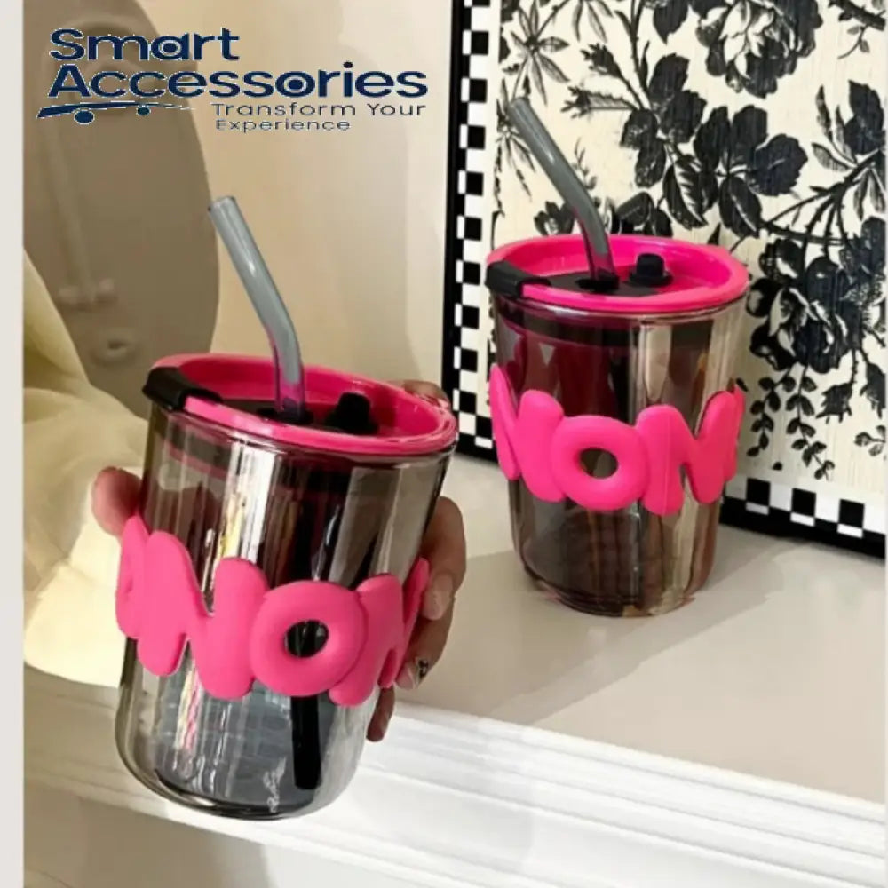 Travel Coffee Cup With Lid And Straw